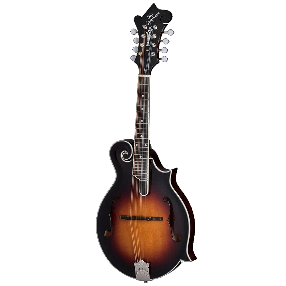 Epiphone EIGCMF5GCRBNH1 F-5G Cremona Mandolin w/ Hardshell Case, Sunburst