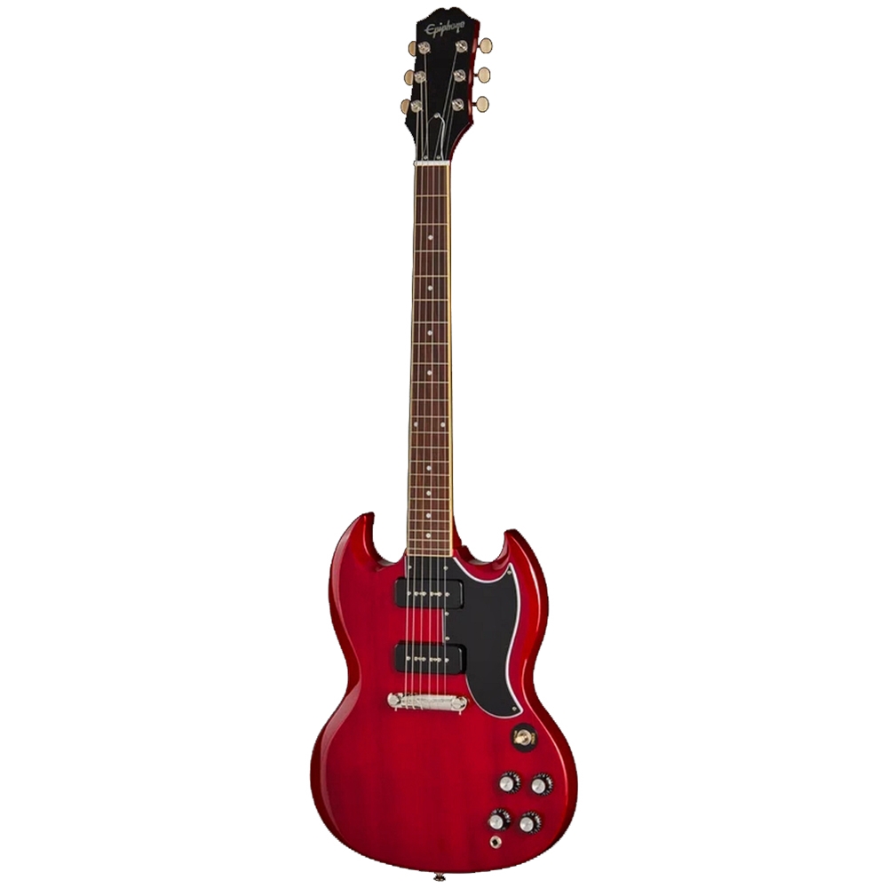 Epiphone EISPCHRNH1 SG Special P-90 Electric Guitar w/Gig Bag, Cherry Red