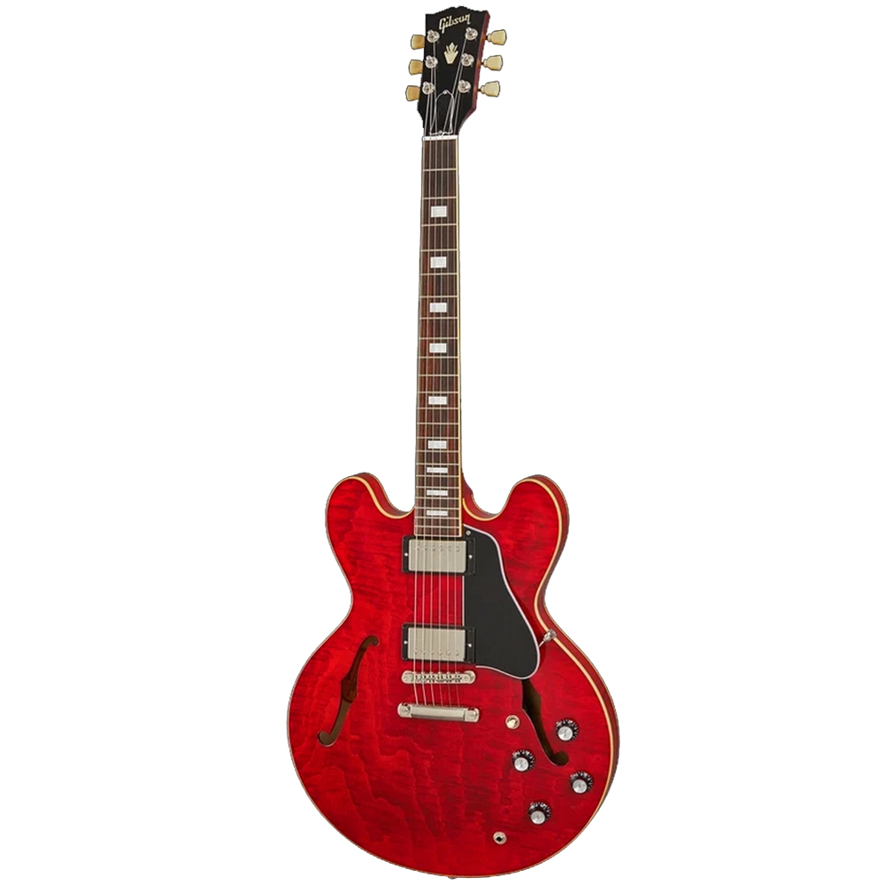 Gibson ES35F00SCNH1 ES-335 Figured Maple Electric Guitar w/Hardshell Case, '60s Cherry