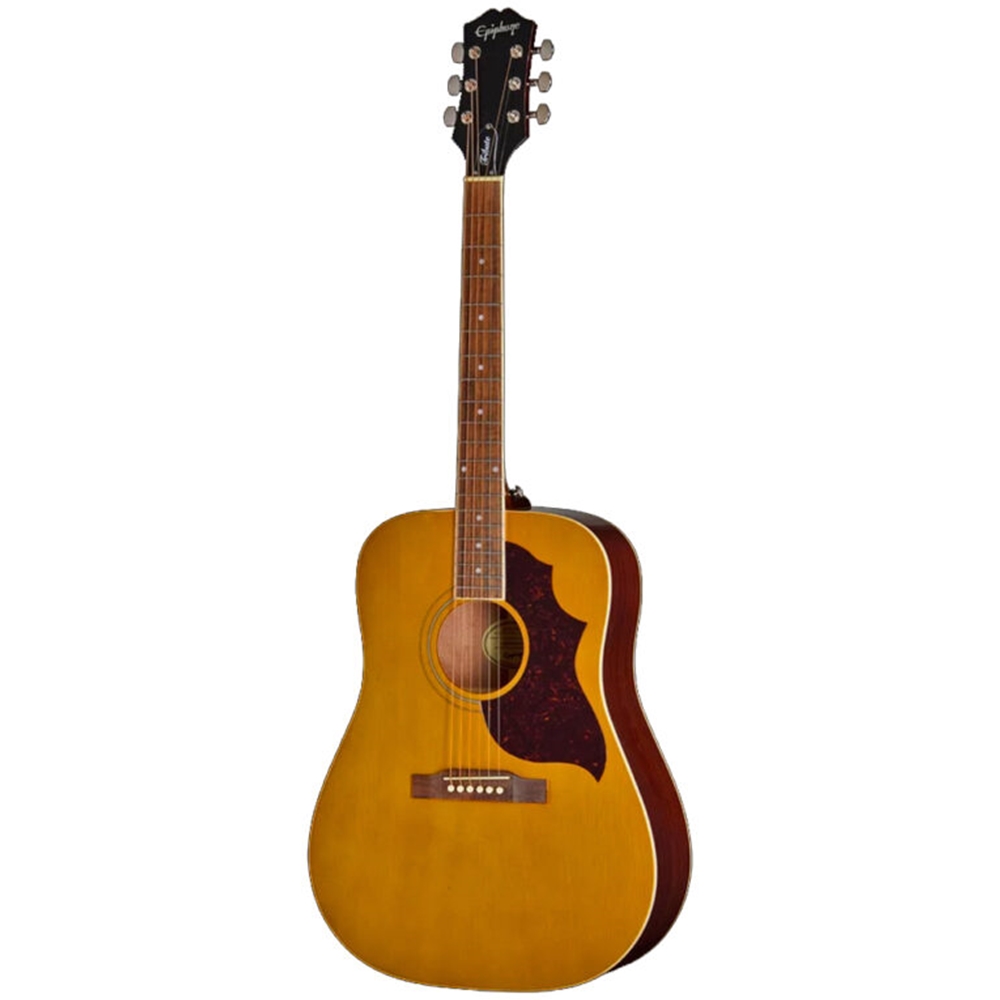 Epiphone ETHBANNH Hummingbird Tribute Acoustic Guitar​, Antique Natural
