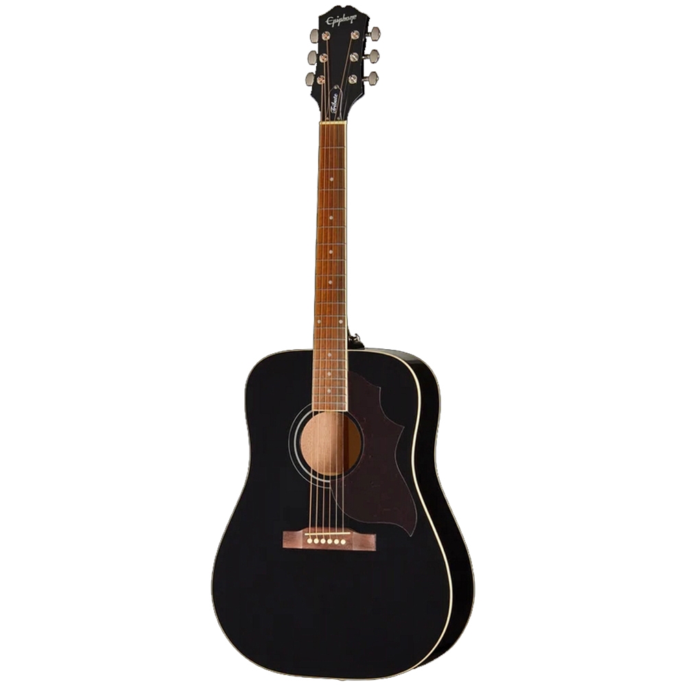 Epiphone ETHBEBNH Hummingbird Tribute Acoustic Guitar​, Ebony