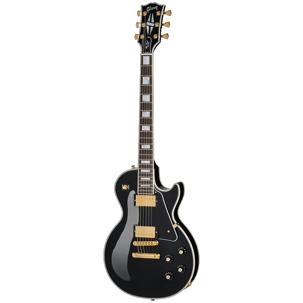 Gibson LPCU700EBGH1 Les Paul Electric Guitar Custom '70s Electric Guitar w/Hardshell Case, Ebony