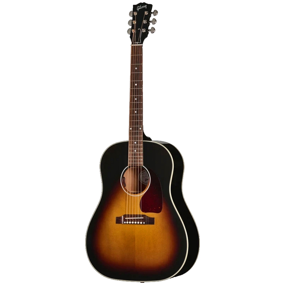 Gibson MCRS45HFVS J-45 Standard Acoustic Electric Guitar w/Hardshell Case, HiFi DNA, Vintage Sunburst