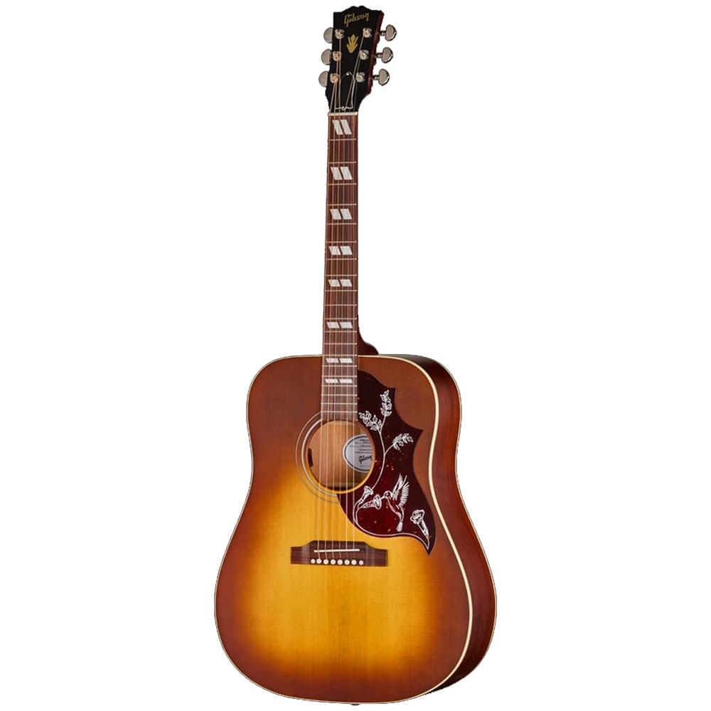 Gibson MCSSHBSPCHB Hummingbird Special Acoustic Electric Guitar w/Gig Bag, Satin Honey Burst