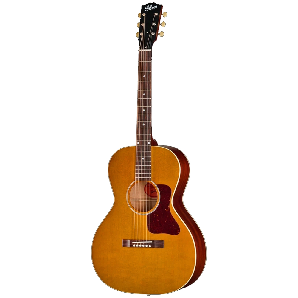 Gibson OCSBLC12AN L-00 Century 12-Fret Acoustic Guitar Acoustic Guitar w/Hardshell Case, Vintage Amber