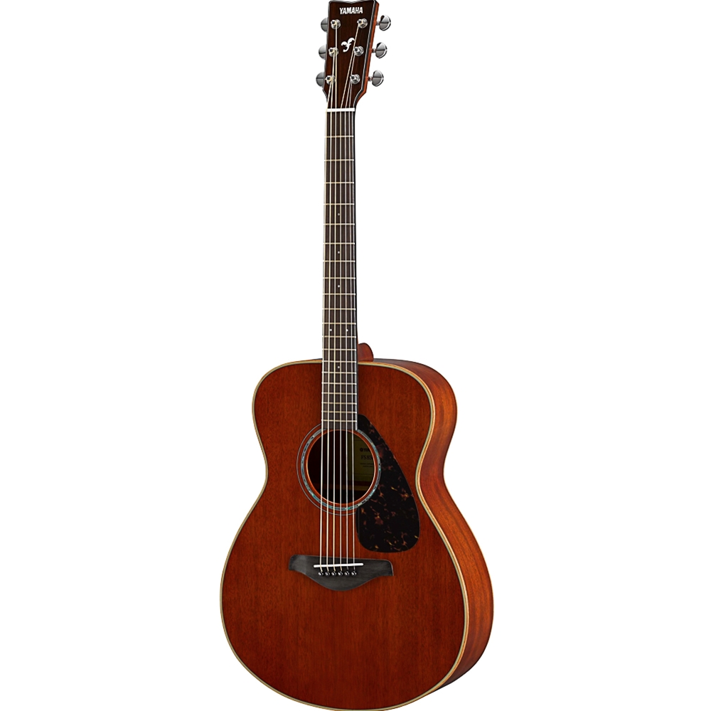 Yamaha FS850 All Mahogany Small Body Acoustic Guitar, Natural