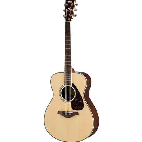 Yamaha FS830 Solid Top Small Body Guitar, Natural