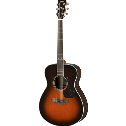 Yamaha FS830TBS Solid Top Small Body Guitar, Tobacco Brown Sunburst