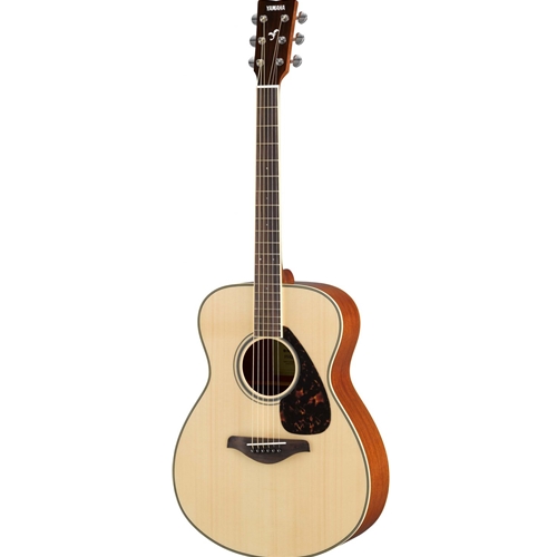 Yamaha FS820 Solid Top Small Body Guitar, Natural