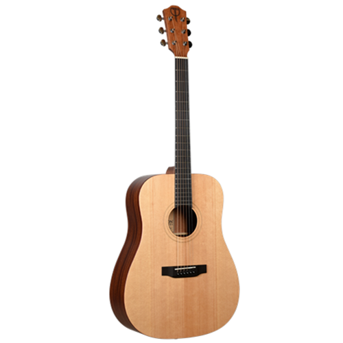 Teton STS10NT Dreadnought Acoustic Guitar, Natural w/Gig Bag