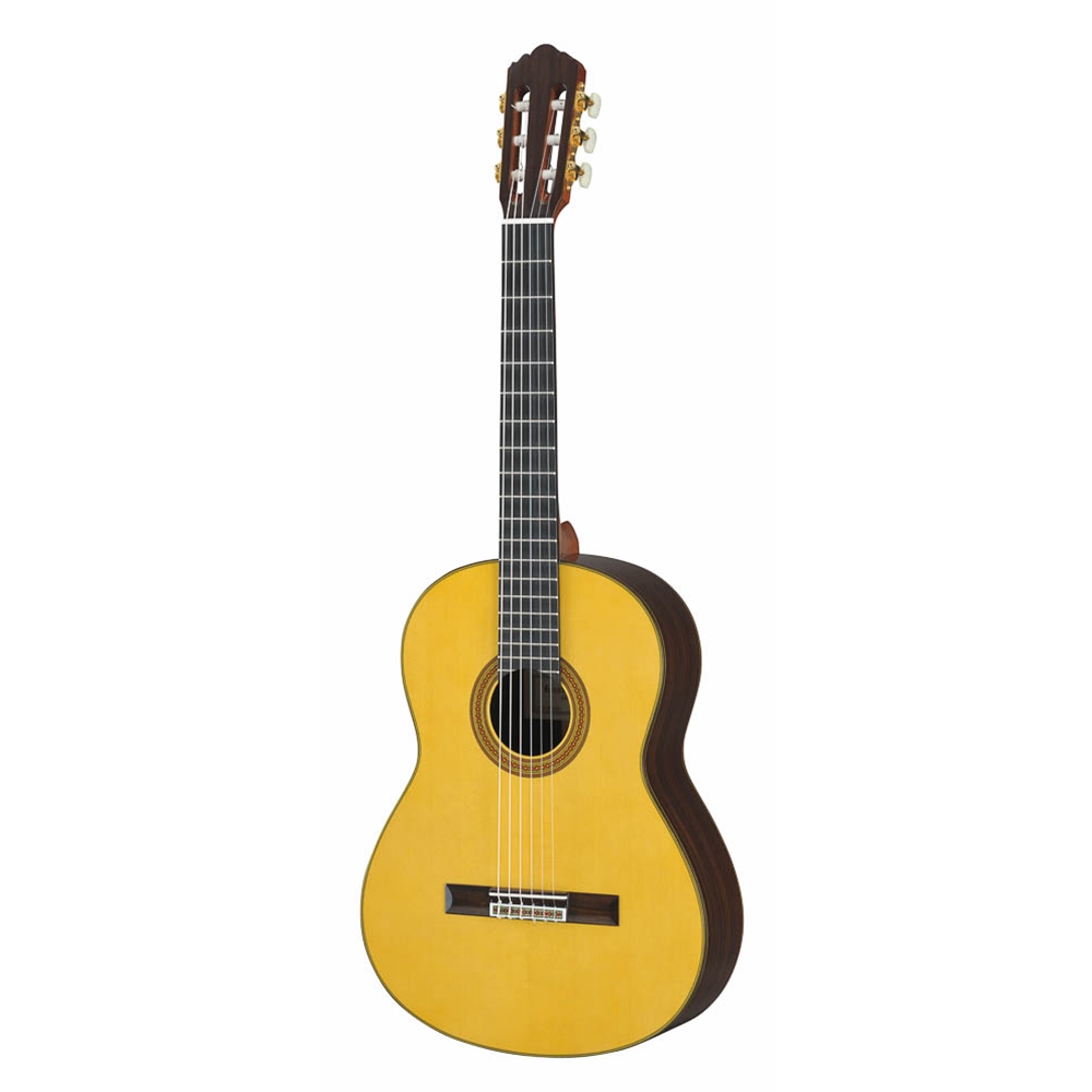 Yamaha GC32S PREMIUM Japanese Handcrafted Grand Concert Spruce Top Classical Guitar, Natural w/Hard Bag