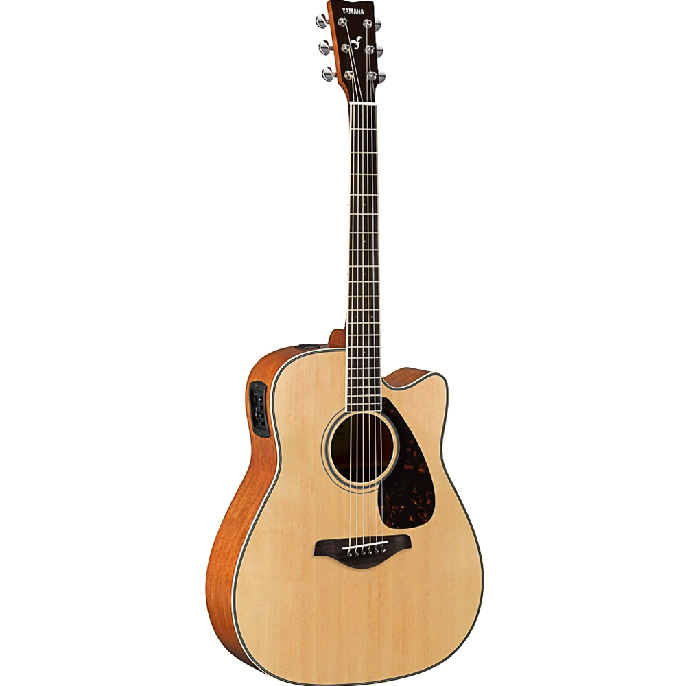 Yamaha FGX820C Solid Top Acoustic Electric Dreadnought Guitar Natural- SAVE $70 to 4/30/24!