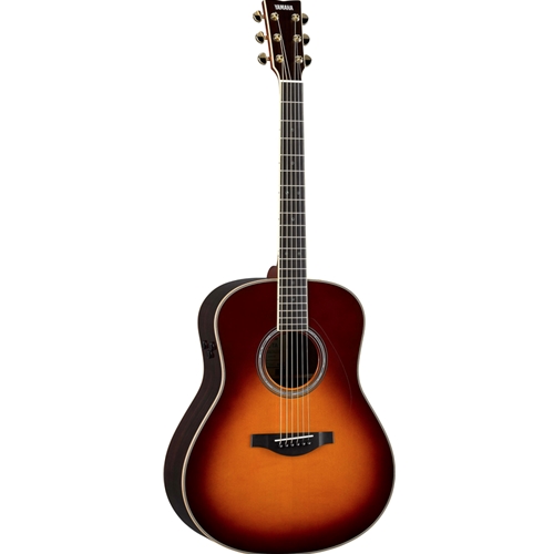 Yamaha LL-TABS Transacoustic Acoustic Electric Dreadnought Guitar, Brown Sunburst w/Hard Bag