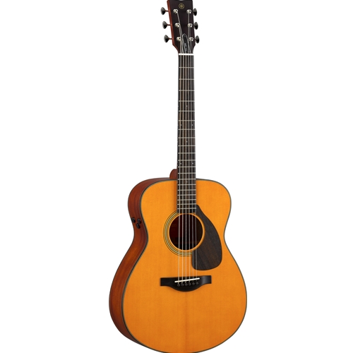 Yamaha FSX5 Red Label Small Body Acoustic Electric Guitar, Vintage Natural w/Hardshell Case