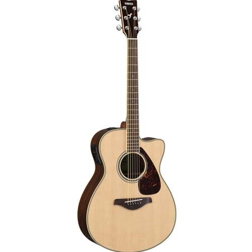 Yamaha FSX830C Small Body Acoustic Electric Guitar, Natural