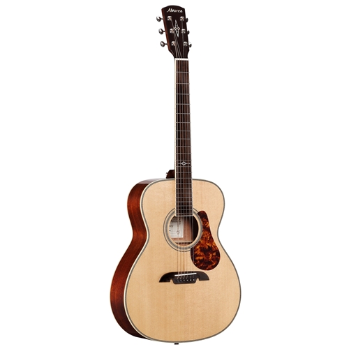 Alvarez MF60OM Masterworks Herringbone Orchestra All Solid Acoustic Guitar w/FlexiCase, Natural - SAVE $100!