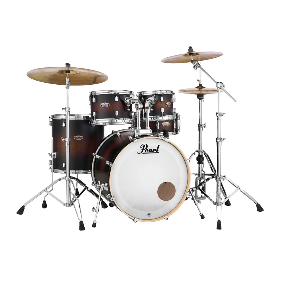 Pearl DMP925SP/C260 Decade Maple 5-piece Shell Pack with Snare Drum - Satin Brown Burst