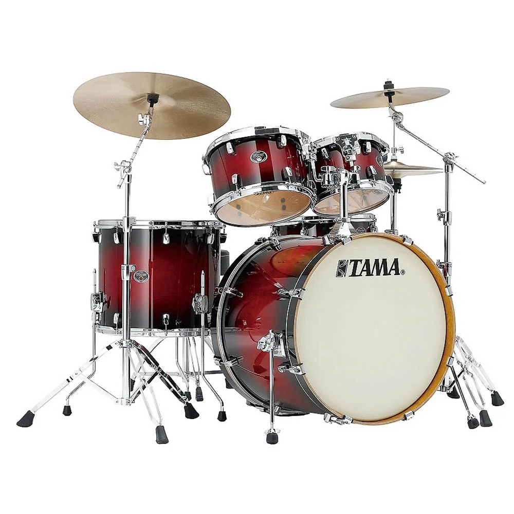 TAMA VP52KRSTRB Silverstar Red 5-piece Drum Shell Pack