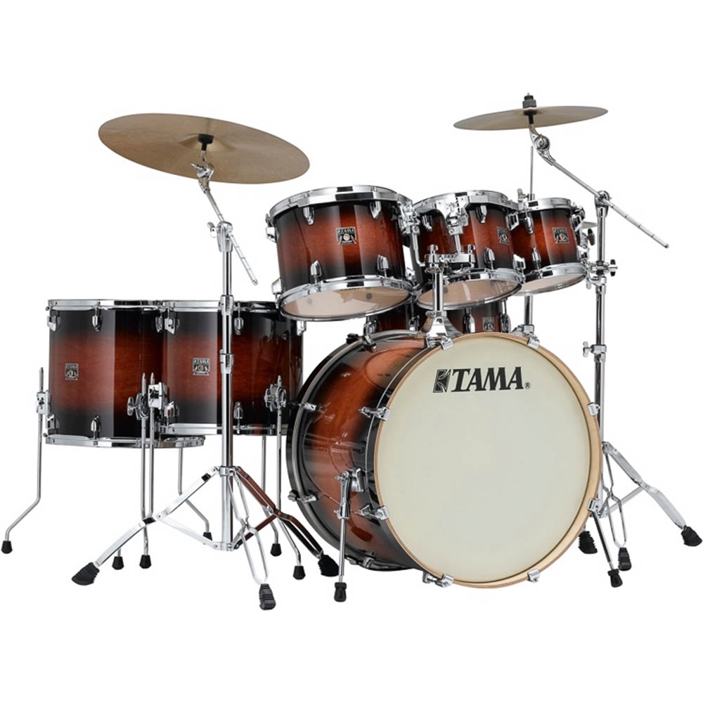 TAMA CL72SMHB Superstar Classic 7-piece Shell Pack with Snare Drum - Mahogany Burst Lacquer