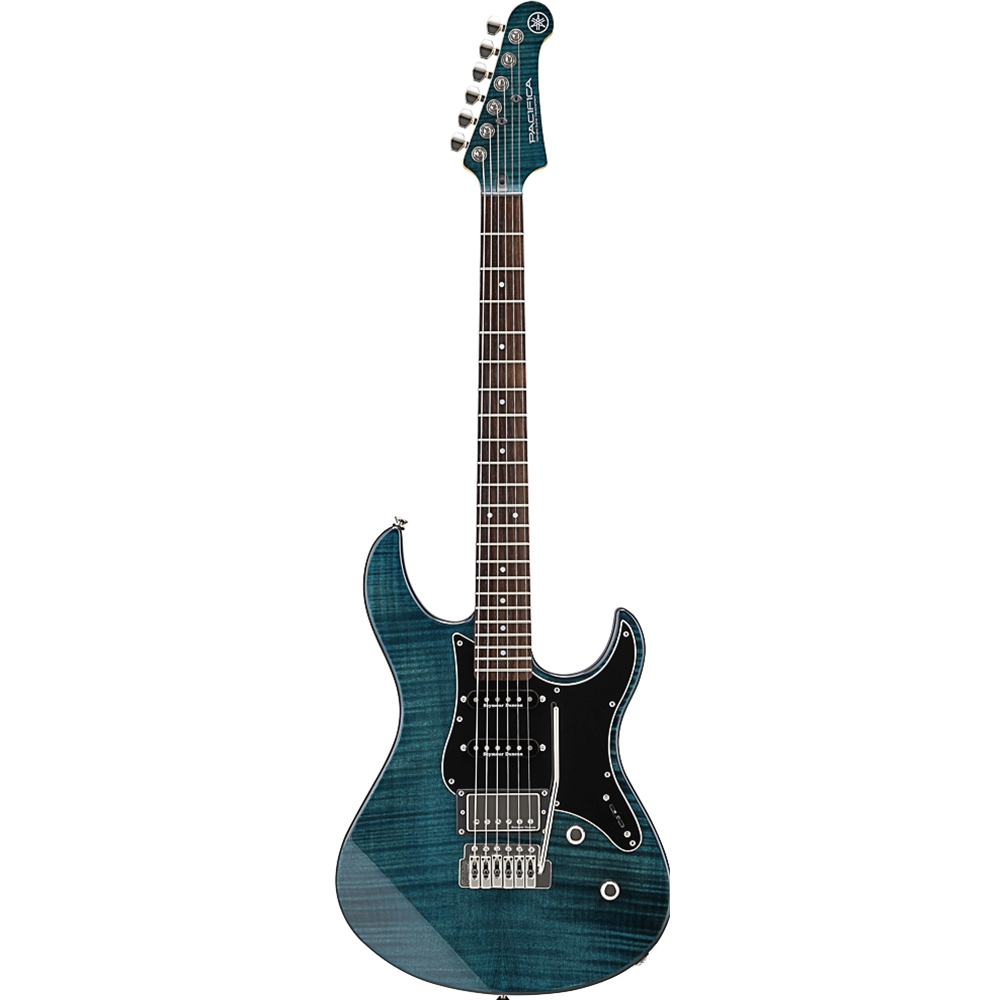 Yamaha PAC612VIIFMIDB Pacifica Flame Maple Electric Guitar, Indigo Blue