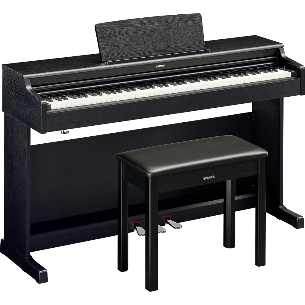 Yamaha YDP165B Arius Traditional Console Digital Piano with Bench, Black Walnut