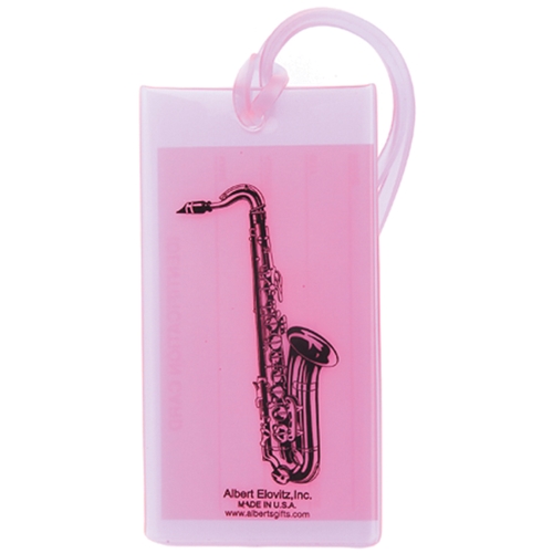 AM Gifts  31505 Saxophone Soft Rubber ID Tag