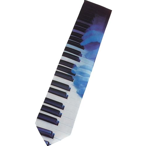 AM Gifts  6350--00 Keyboard w/ Hands Playing Necktie