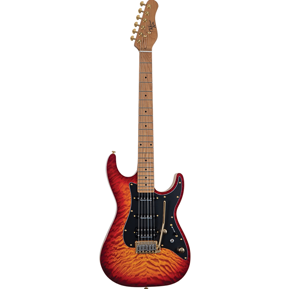 Michael Kelly MK67MACMZH Modshop 67 Electric Guitar, Aged Cherry Sunburst