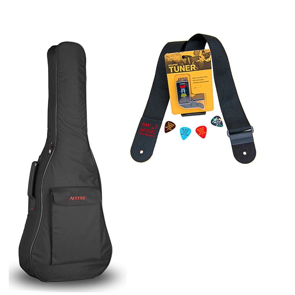 NW Music SMALLPKG Small Body Acoustic Guitar Add-On Package