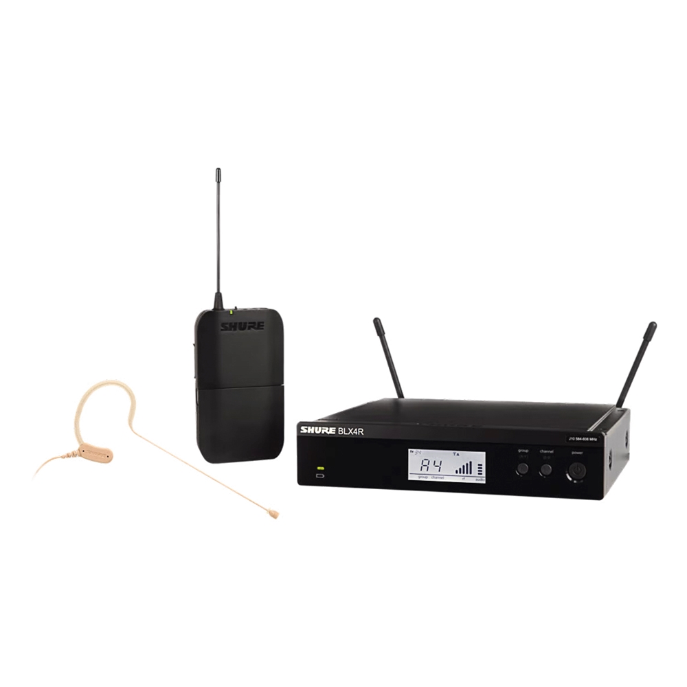 Shure BLX14R/MX53-H9 Wireless Rack-mount Presenter System with MX153 Earset Microphone