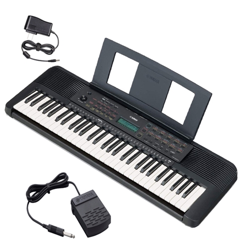 NW Music PSRE273AD+PEDAL 61-Key Portable Keyboard with Sustain Pedal - $55 MARKDOWN!