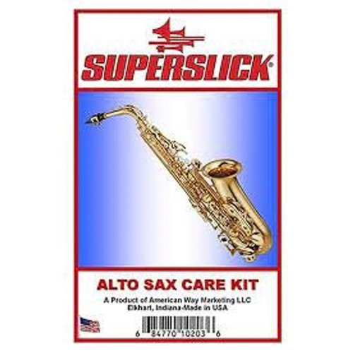 Superslick SSASCK Alto Saxophone Care Kit