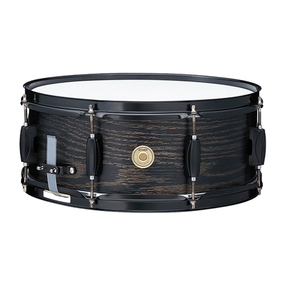 TAMA WP1455BKBOW Woodworks 14"x5.5" Snare Drum Black Oak Wrap