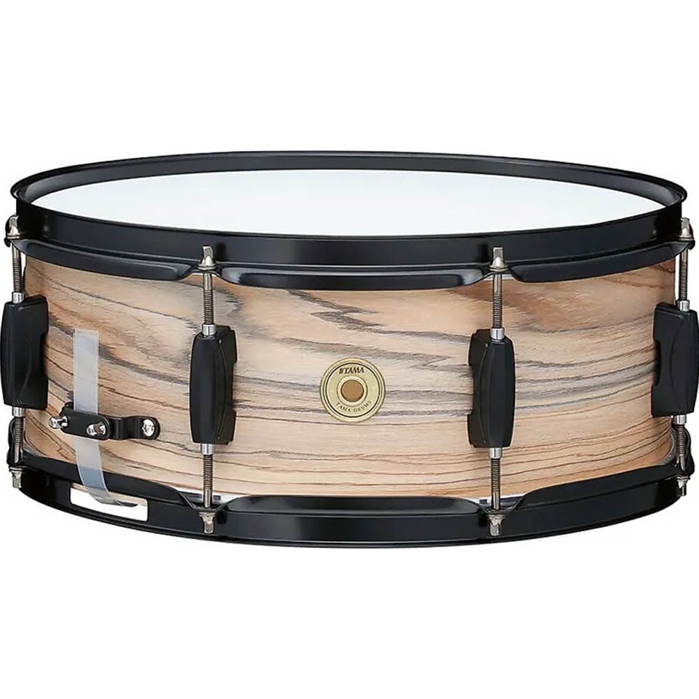 TAMA WP1455BKNZW Woodworks 14"x5.5" Snare Drum Zebrawood Wrap