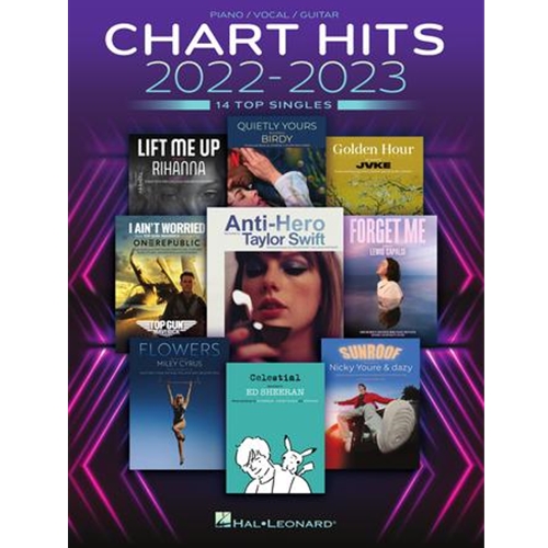 Chart Hits of 2022-2023 Piano Vocal Guitar