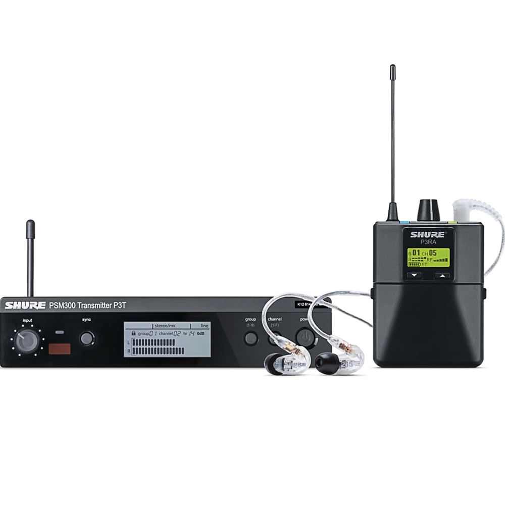 Shure P3TRA215CL-H20 Wireless Stereo Personal Monitor System