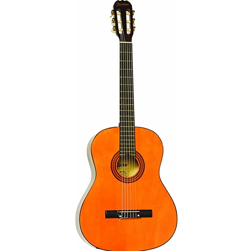 Lauren Keiser M LA100C-A 39-Inch Full-Size Nylon String Classical Acoustic Guitar - Natural