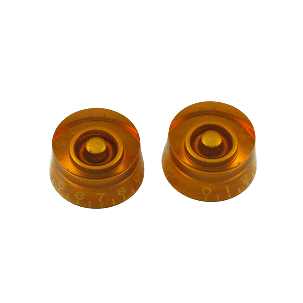 WD Music  MSPKSA Replacement Speed Knob Set, Amber Metric