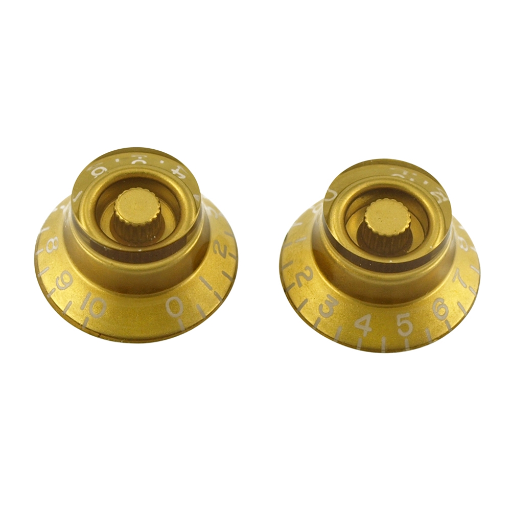 WD Music  MBKSG Replacement Bell Knob Set, Gold