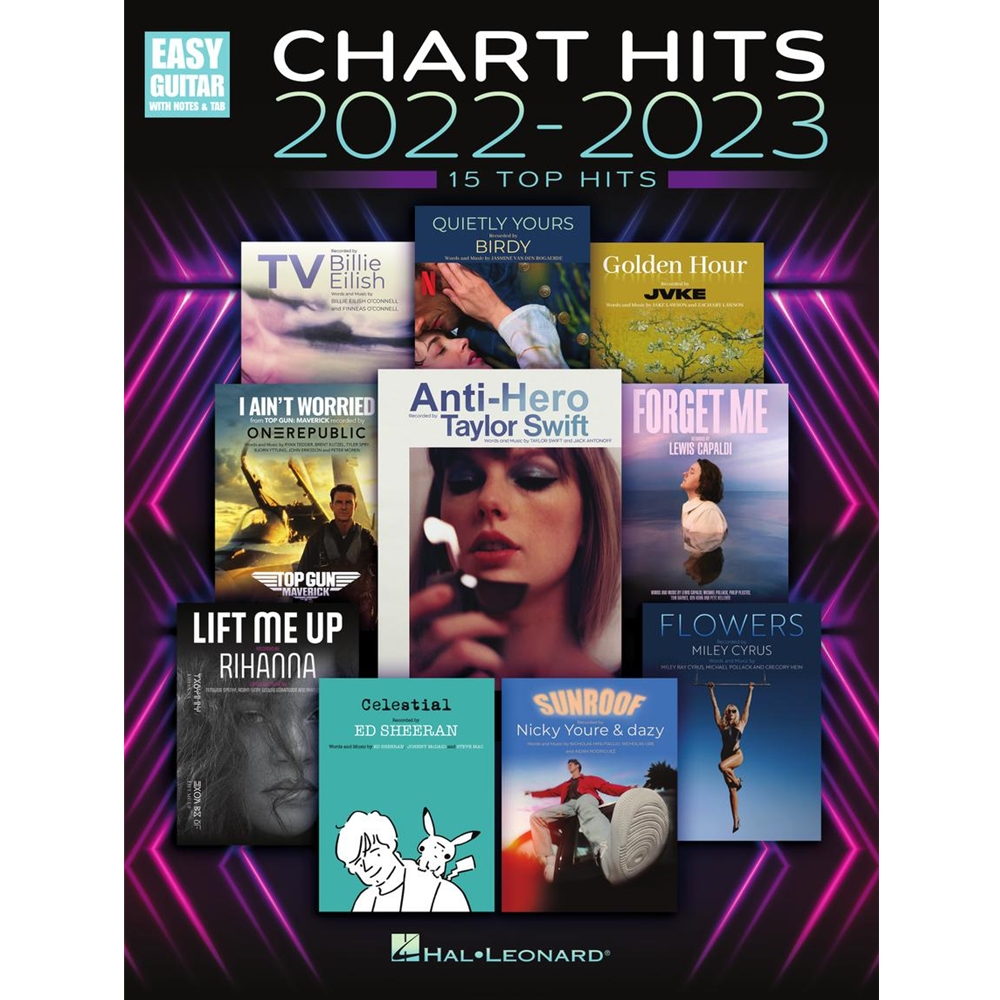 Easy Guitar Chart Hits 2022-2023