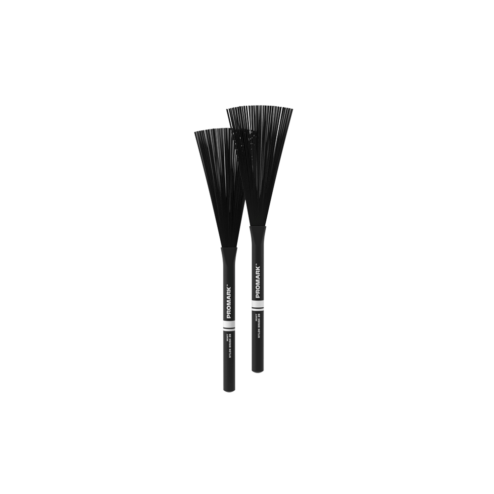 Pro-Mark PMNB2B Heavy Nylon Brushes 2B Black