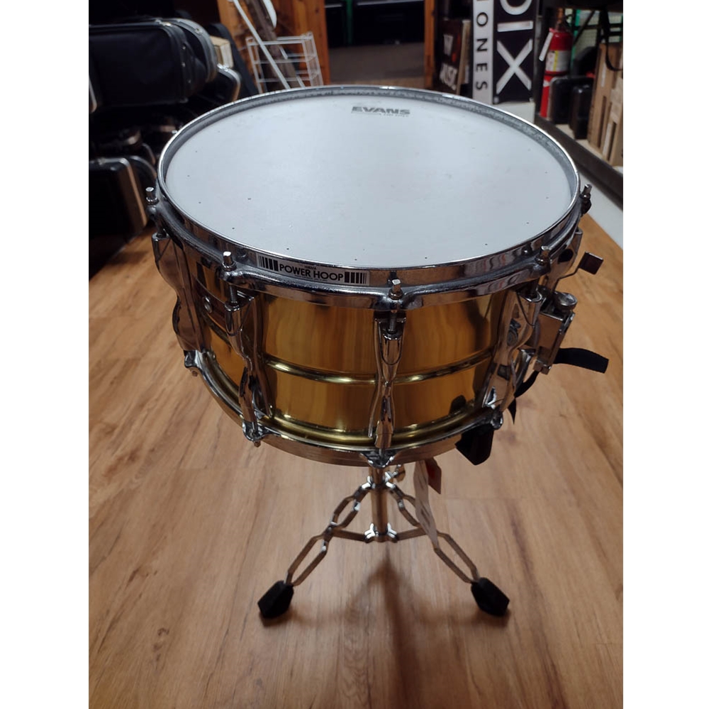 Yamaha SD498 14" X 8" Brass Snare Drum - Pre-Owned