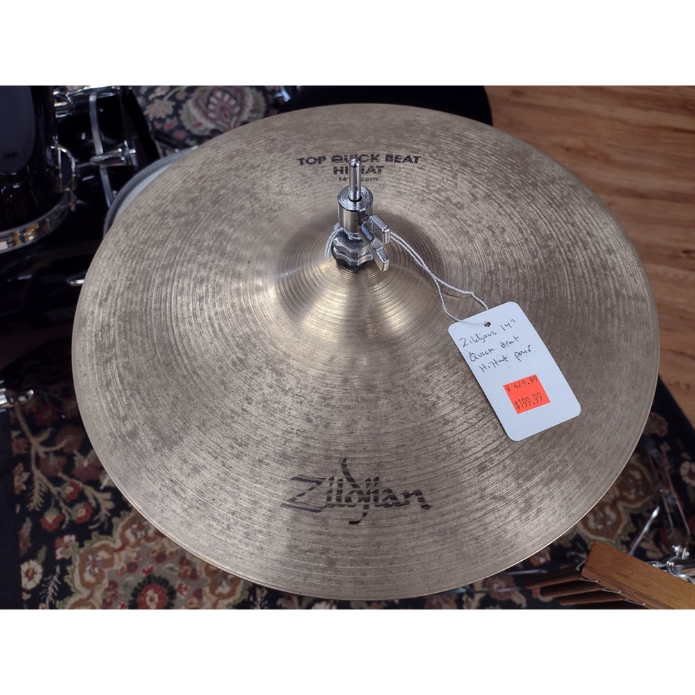 Zildjian A0150 Previously Owned 14" Quick Beat Hi-Hat Cymbals