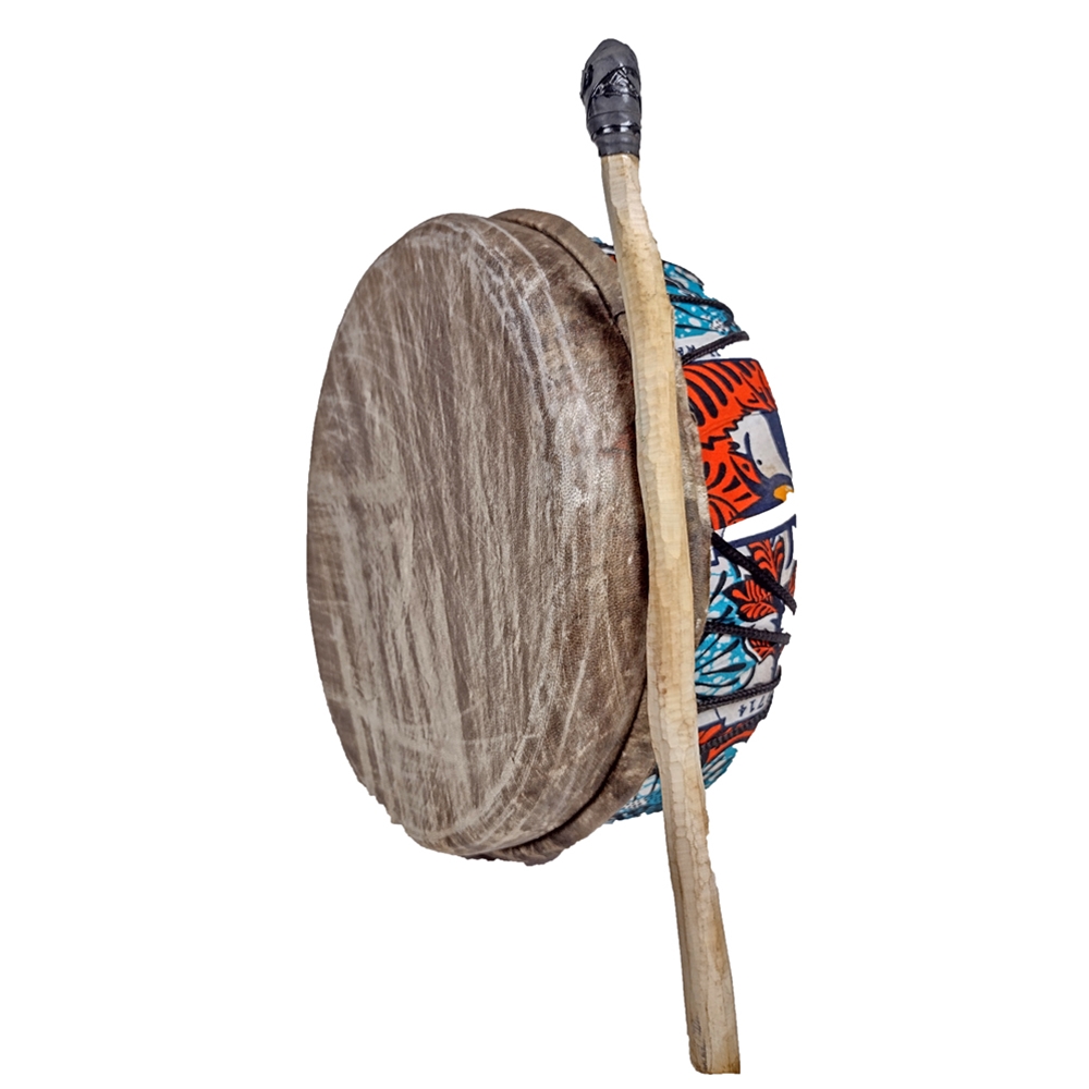 Samba Daramy SBDB 12" Handcrafted African Buffalo Drum w/ Beater w/ Mallet