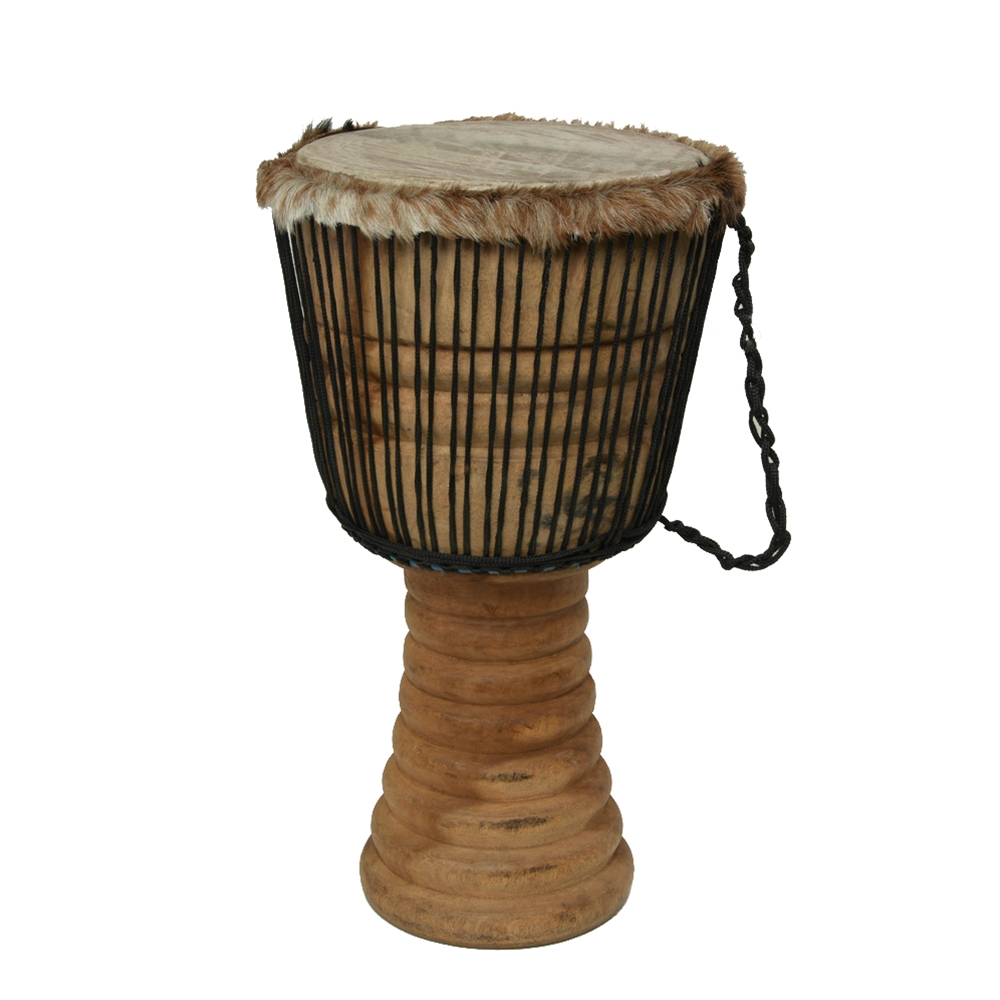 Samba Daramy SBD12F 12" Handcrafted African Djembe - Fur Lined Head - SAVE $70 to 2/29/24!