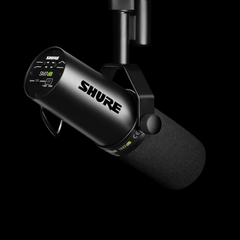 Shure SM7DB Dynamic Vocal Microphone w/ Built-in Preamp