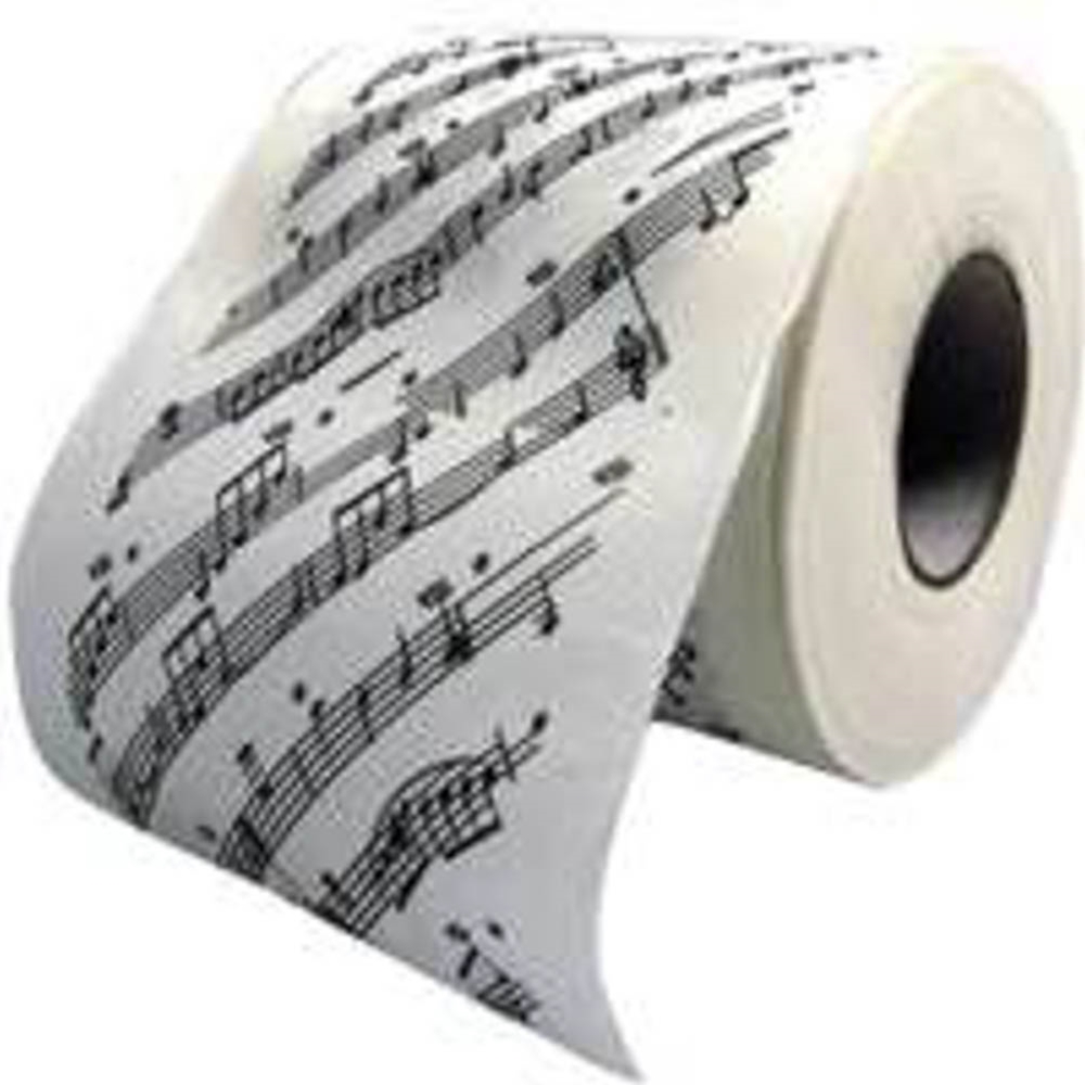 AM Gifts  11404 Sheet Music Toilet Paper