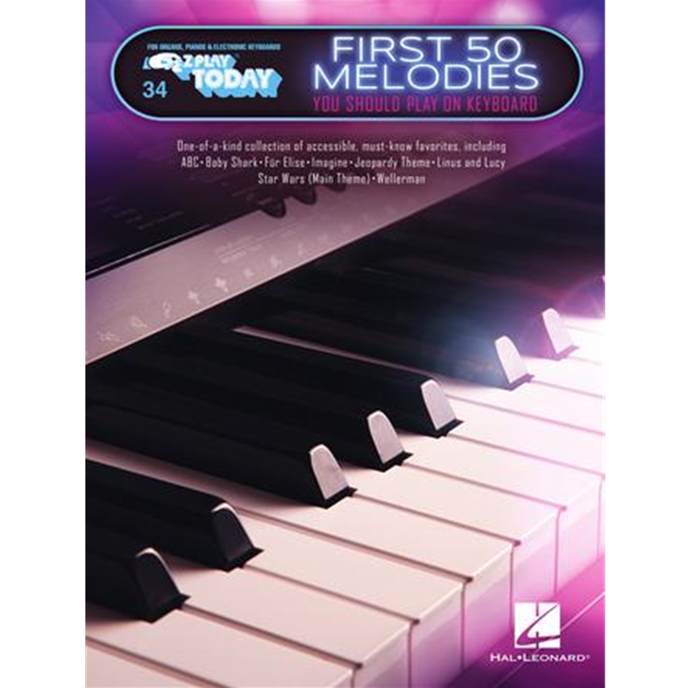 E-Z Play #34 First 50 Melodies You Should Play on Keyboard