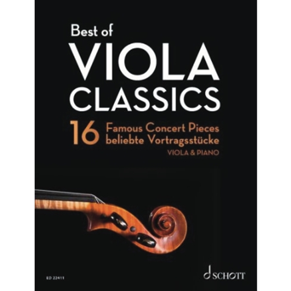 Best of Viola Classics - 16 Famous Concert Pieces For Viola and Piano