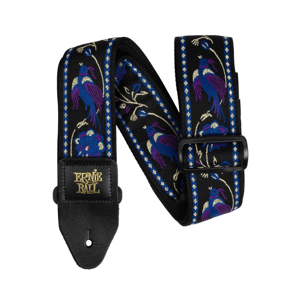 Ernie Ball P05371 Classic Jacquard Guitar/Bass Strap - Purple Pleasant Pheasant